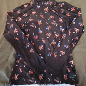 Floral Black Women's Cyling Jersey